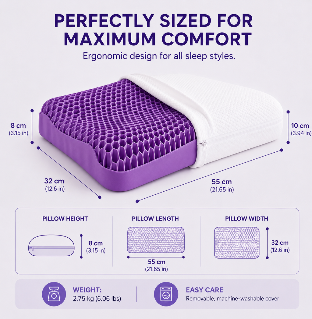 OVELA™ Ergonomic Cooling Pillow